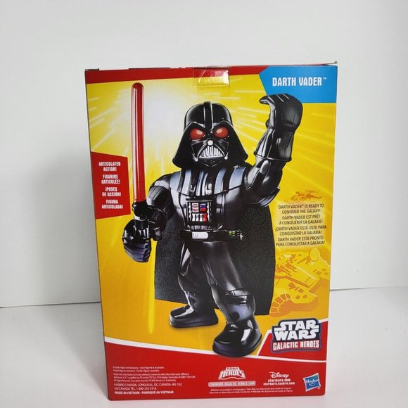 Star Wars Disney Darth Vader Galactic Heroes Mega Mighties 10" Action Figure New - Picture 6 of 15